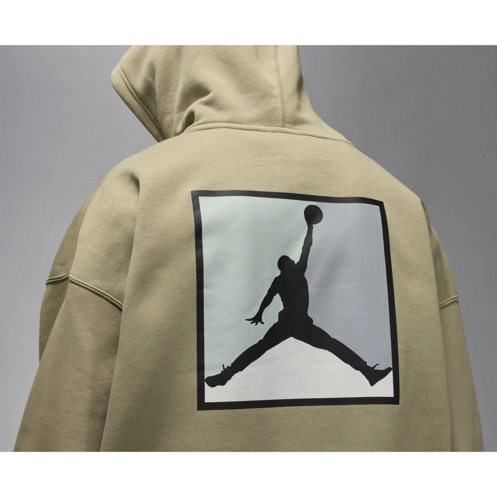 New Air Jordan Sz Large Brooklyn Fleece Graphic Pullover Hoodie Men's HV0544-205